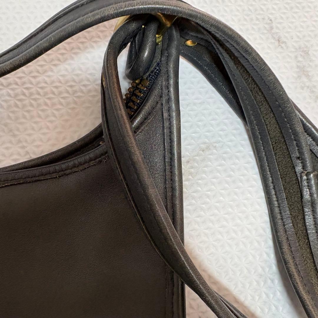 オールドコーチ 9950 レザー ショルダーバッグ マシューヒーリー ブラック