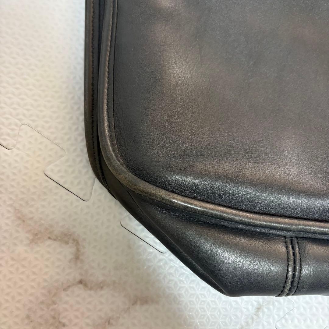 オールドコーチ 9950 レザー ショルダーバッグ マシューヒーリー ブラック