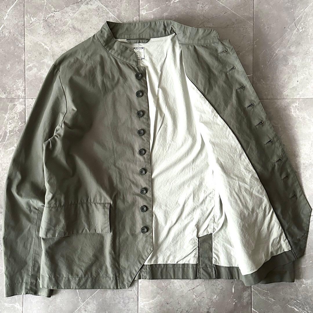 HERVIER PRODUCTIONS スタンドカラー ワークジャケット M L