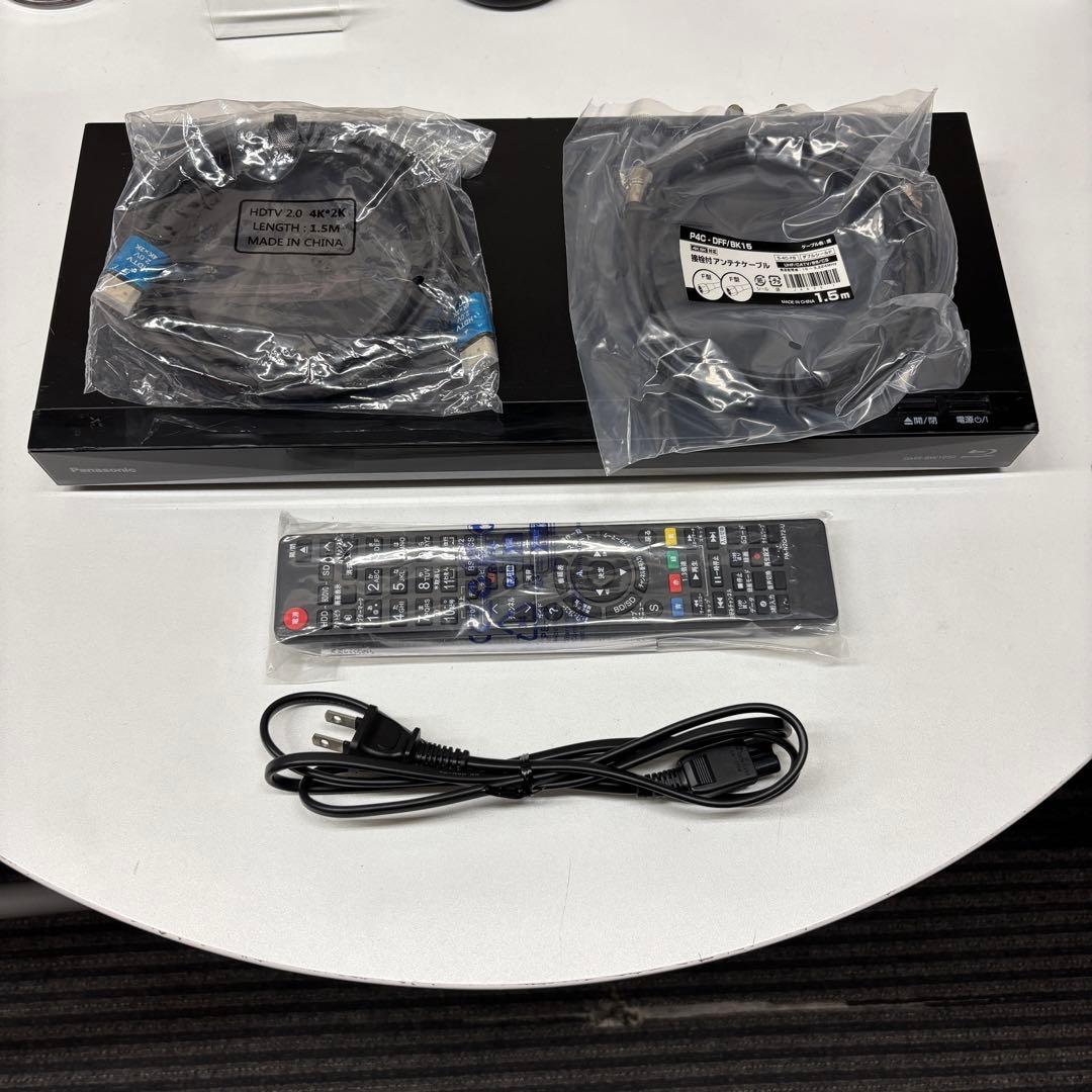 【完動・付属品フルセット】W録 パナ BDレコ 1TB DMR-BW1050