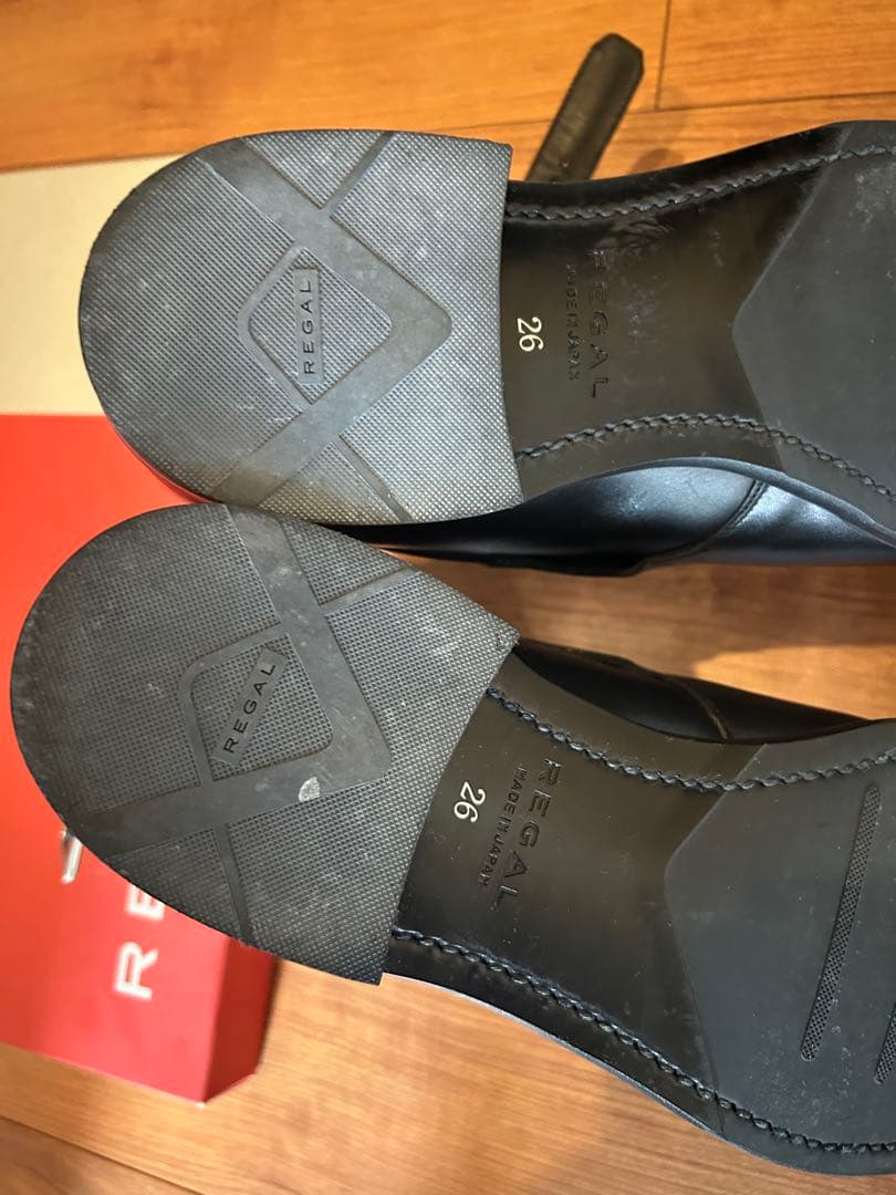 黒 サイドゴアブーツ 26cm