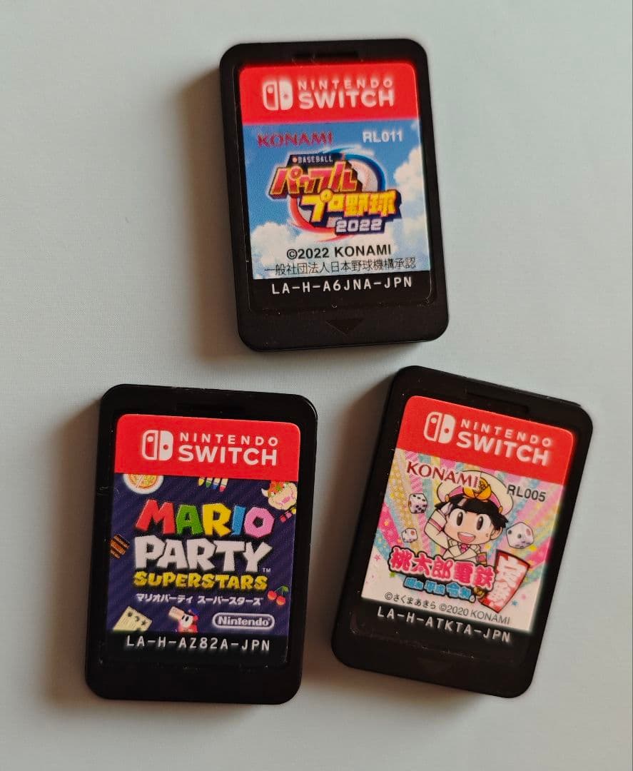 Switchソフト 3本セット マリオパーティ、桃鉄、パワプロ