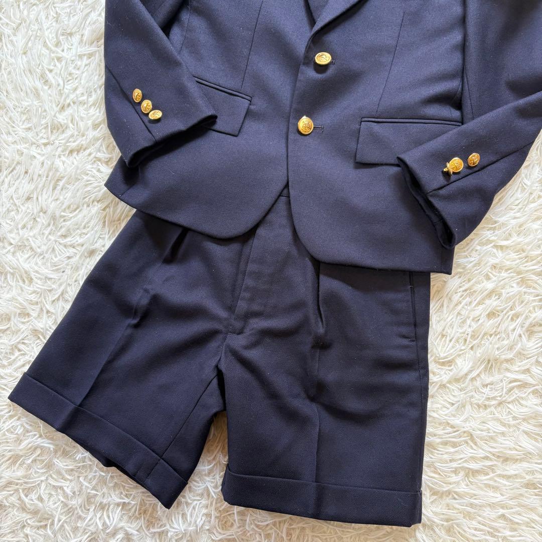 ✨極美品✨ラルフローレン　フォーマルスーツ　セットアップ　紺ブレ　男の子　130