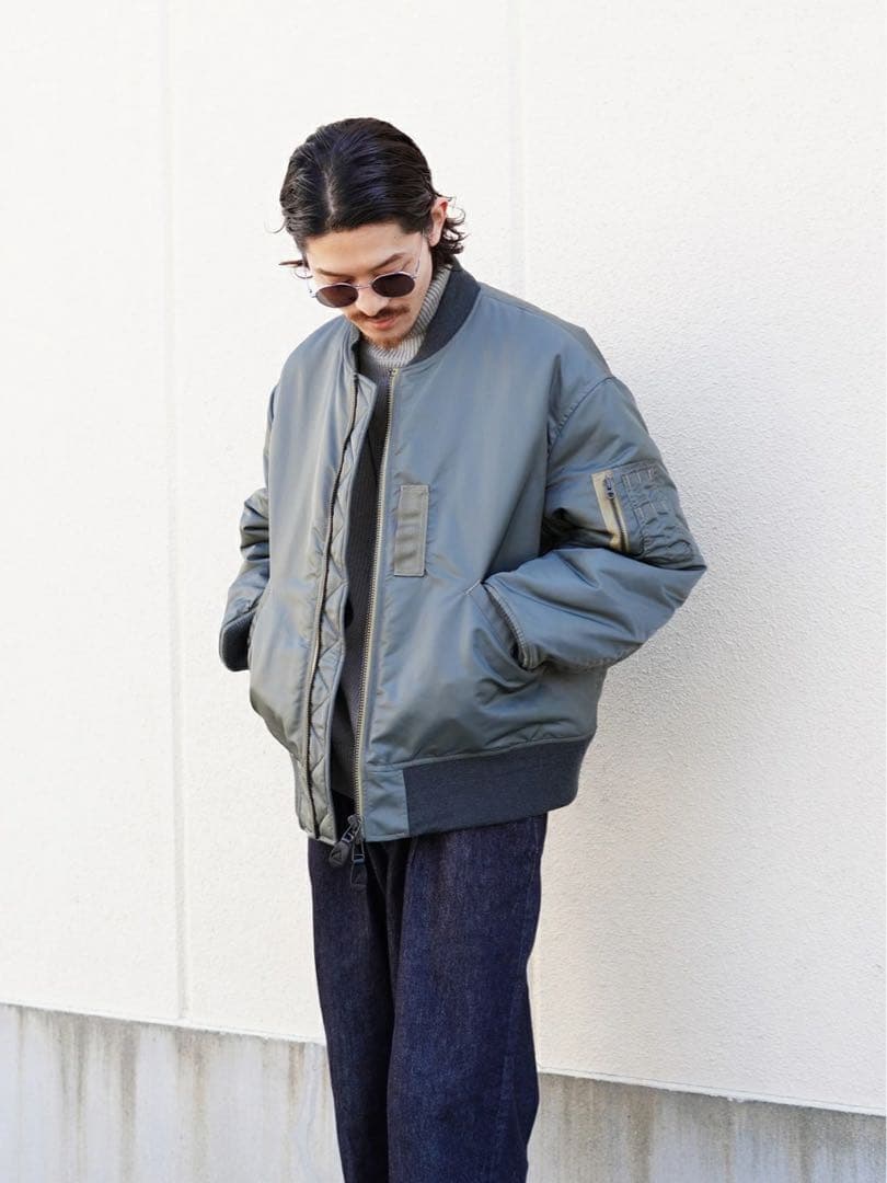 marka マーカ Ma-1 ナイロンツイル / SageGreen 2