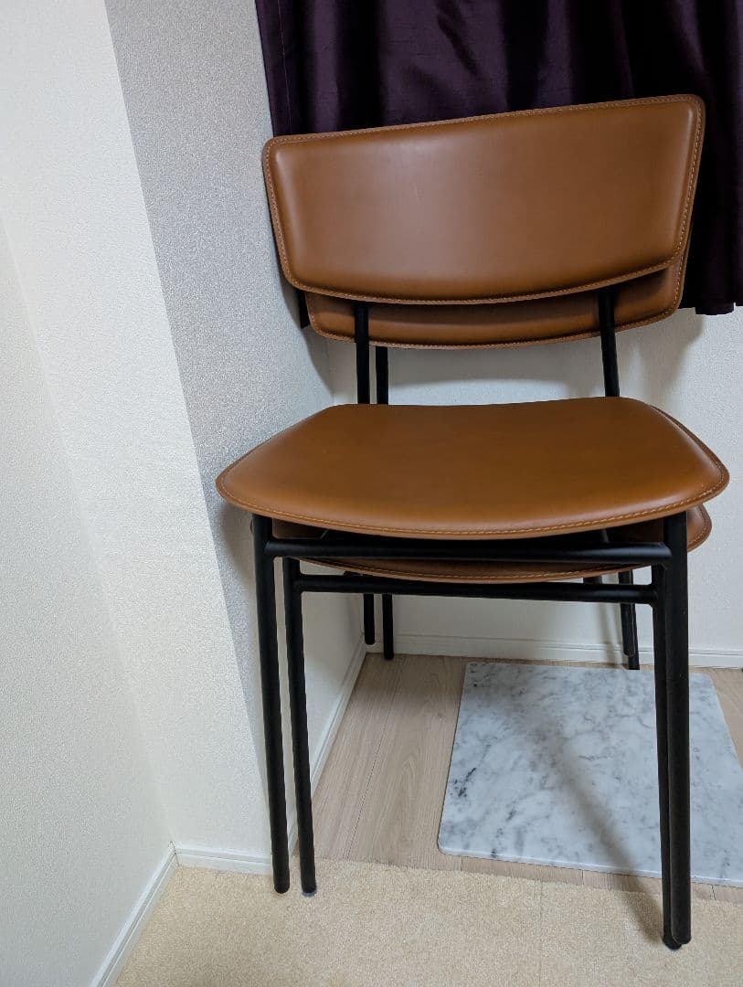 Calligaris ダイニングチェア ブラウン　②　カリガリス　フィフティーズ