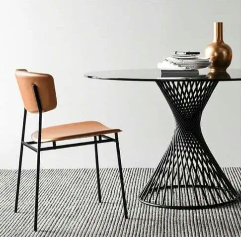 Calligaris ダイニングチェア ブラウン　②　カリガリス　フィフティーズ