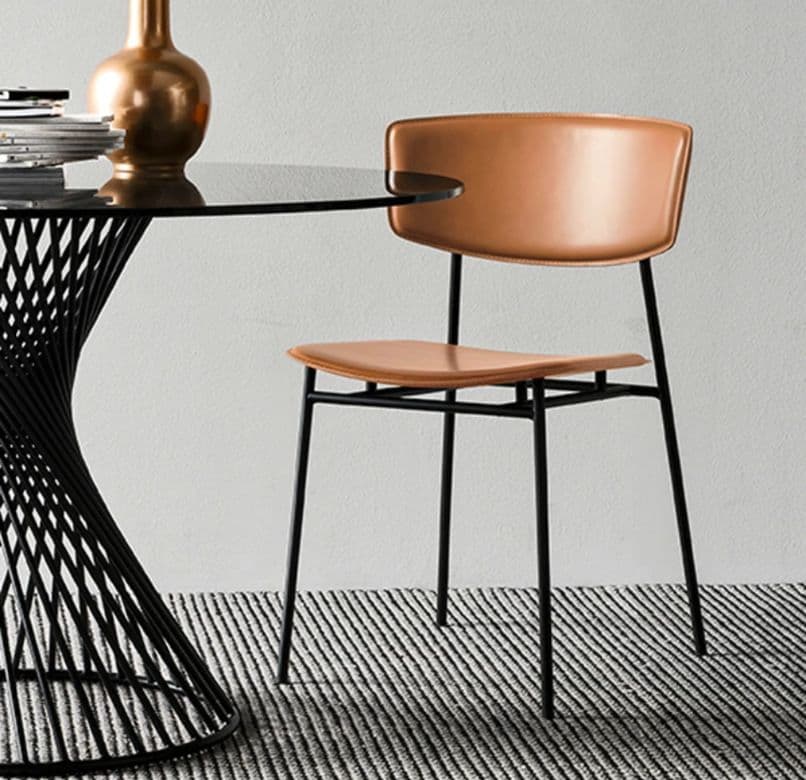 Calligaris ダイニングチェア ブラウン　②　カリガリス　フィフティーズ