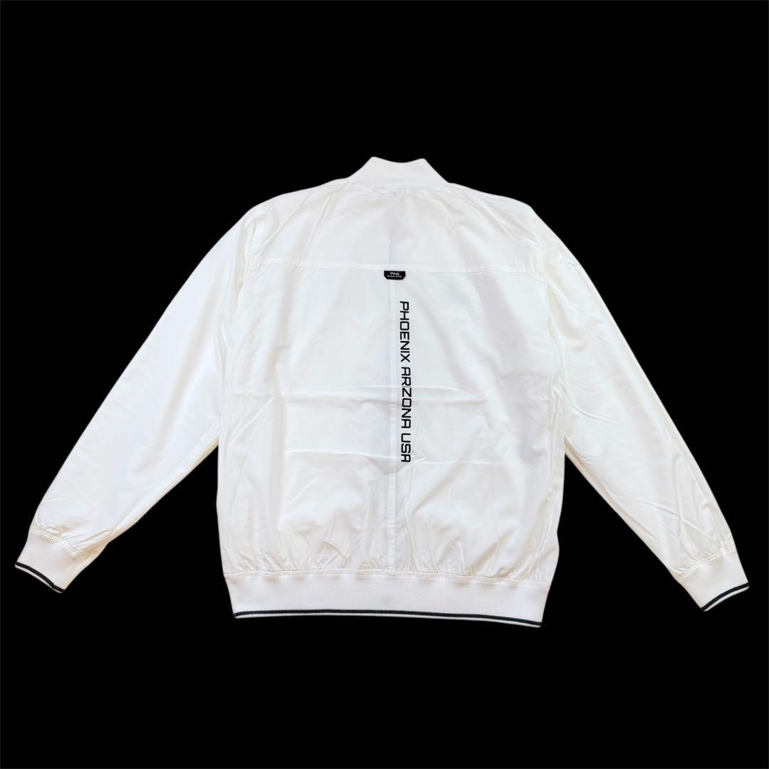 【新品】PING　リバーシブル ニット　メンズ　3L　白　フルジップ　ゴルフ