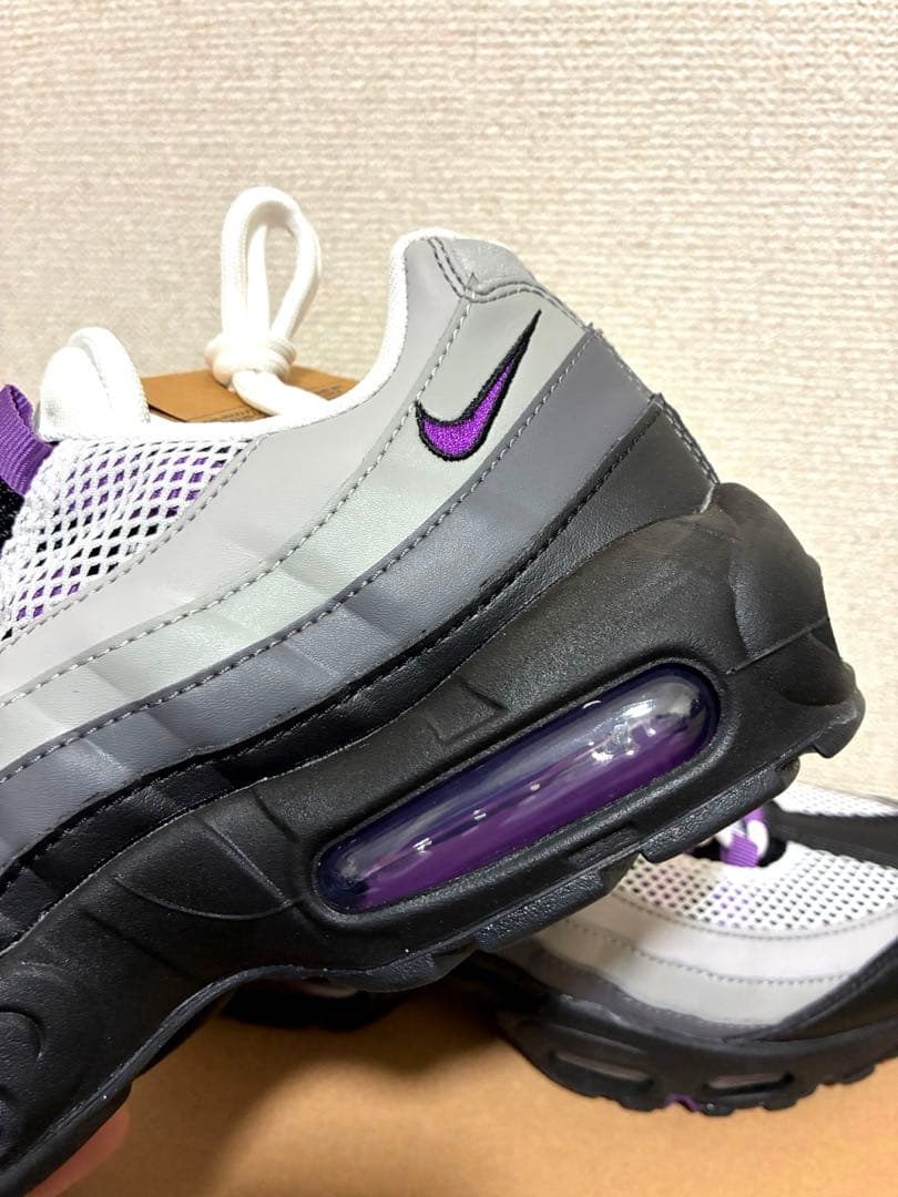 【新品未使用】NIKE AIRMAX95 W \"ディスコパープル\"27㎝