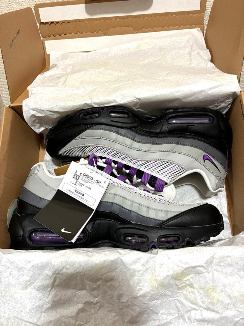 【新品未使用】NIKE AIRMAX95 W \"ディスコパープル\"27㎝