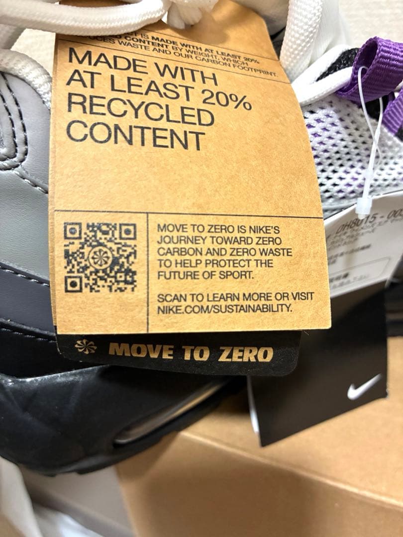 【新品未使用】NIKE AIRMAX95 W \"ディスコパープル\"27㎝