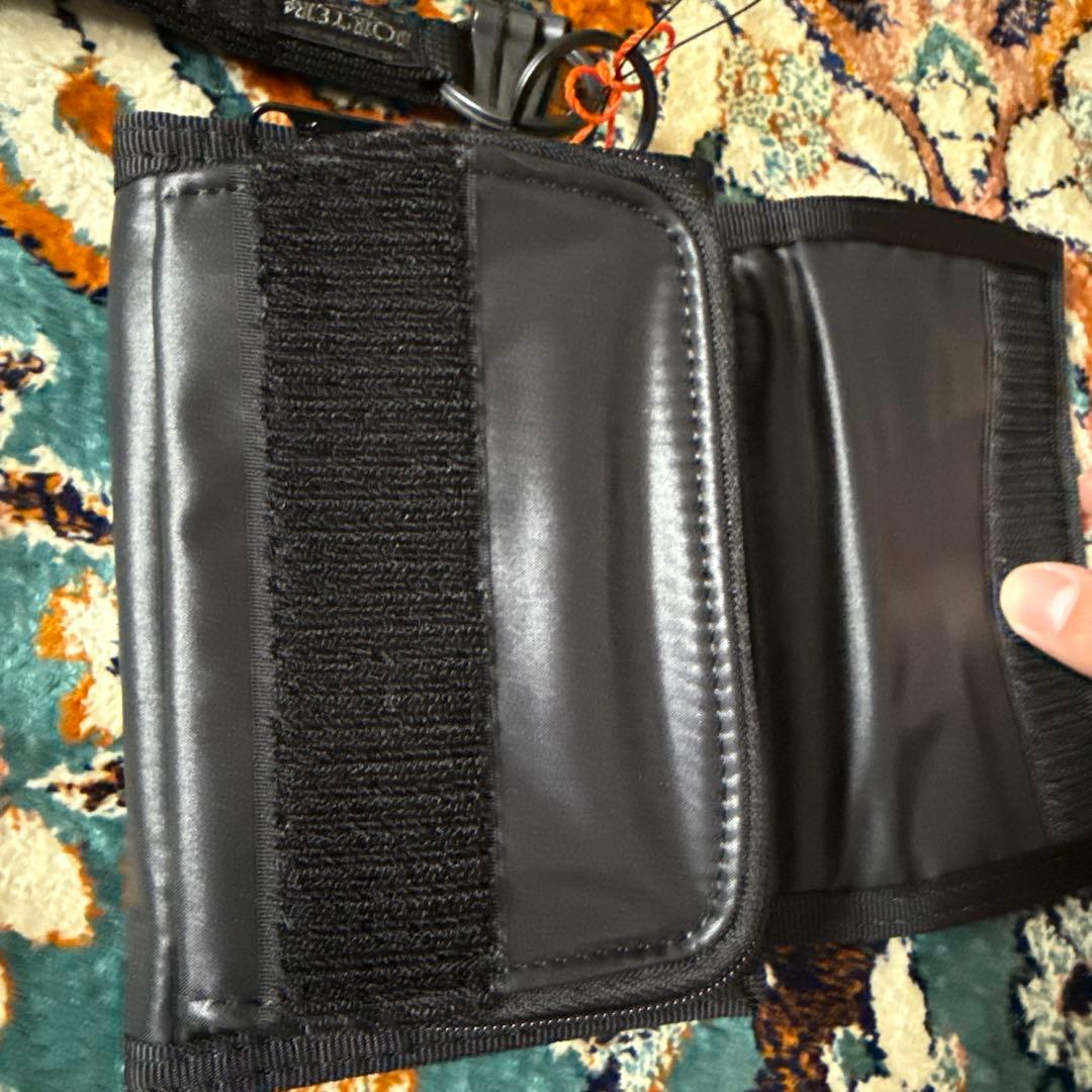 新品 PORTER 三つ折り財布 ブラック 日本製　送料込み⭐️