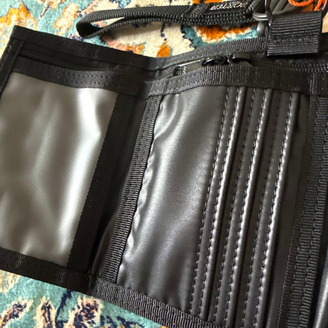 新品 PORTER 三つ折り財布 ブラック 日本製　送料込み⭐️