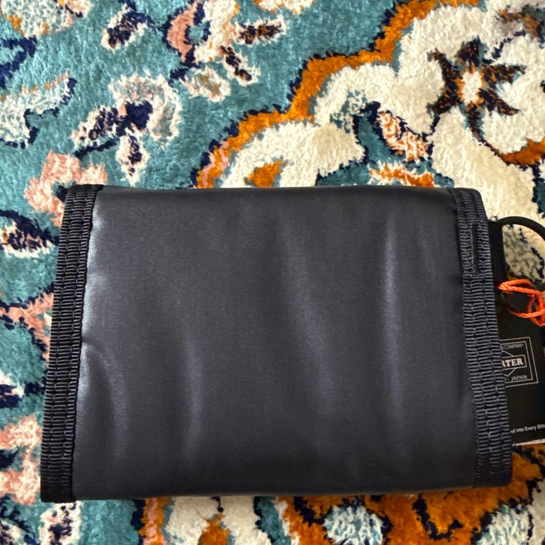 新品 PORTER 三つ折り財布 ブラック 日本製　送料込み⭐️
