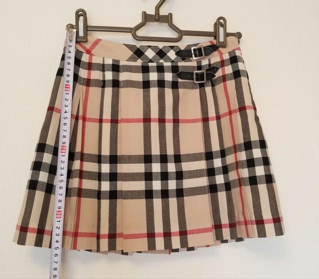 バーバリーキッズフォーマル 未使用近 美品 ベージュ リボンタイ 新品ソックス付