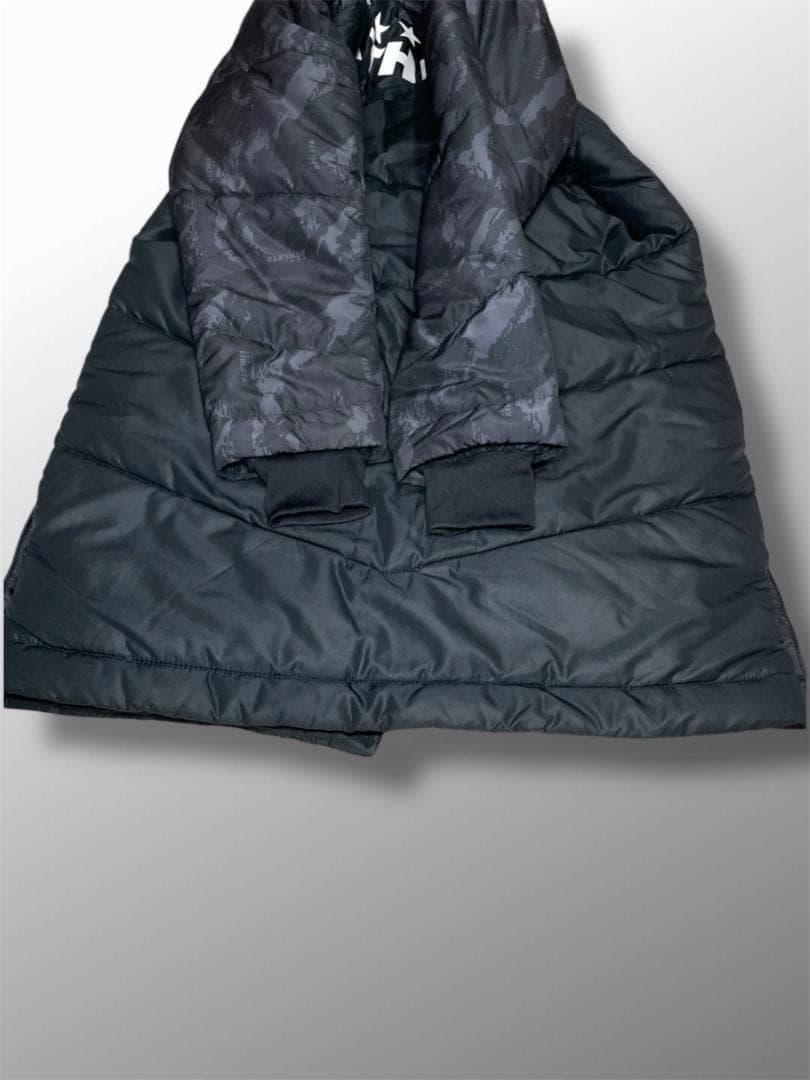 美品　ATHLETA アスレタ　ベンチコート ダブルジップ リブ袖 カモフラ