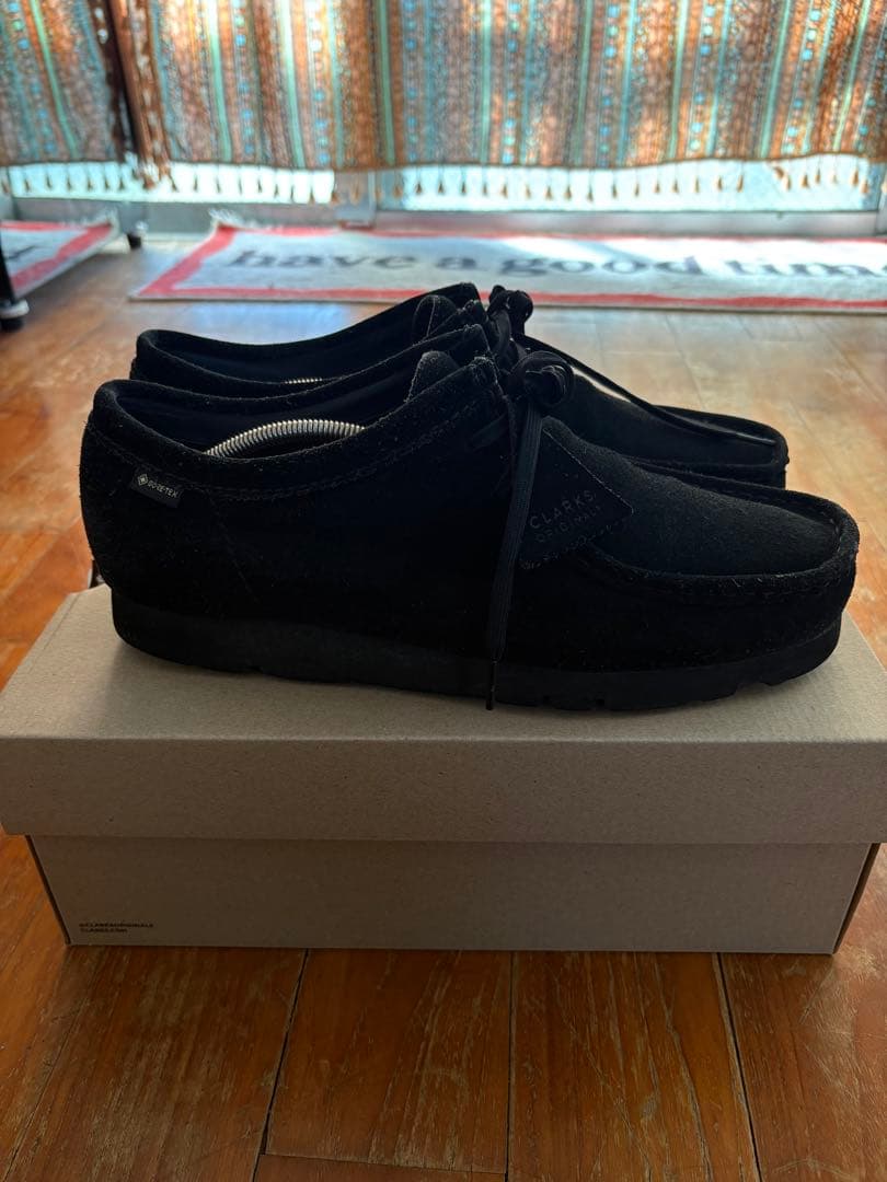 us10 28cm GORE-TEX Clarks Wallabee クラークス