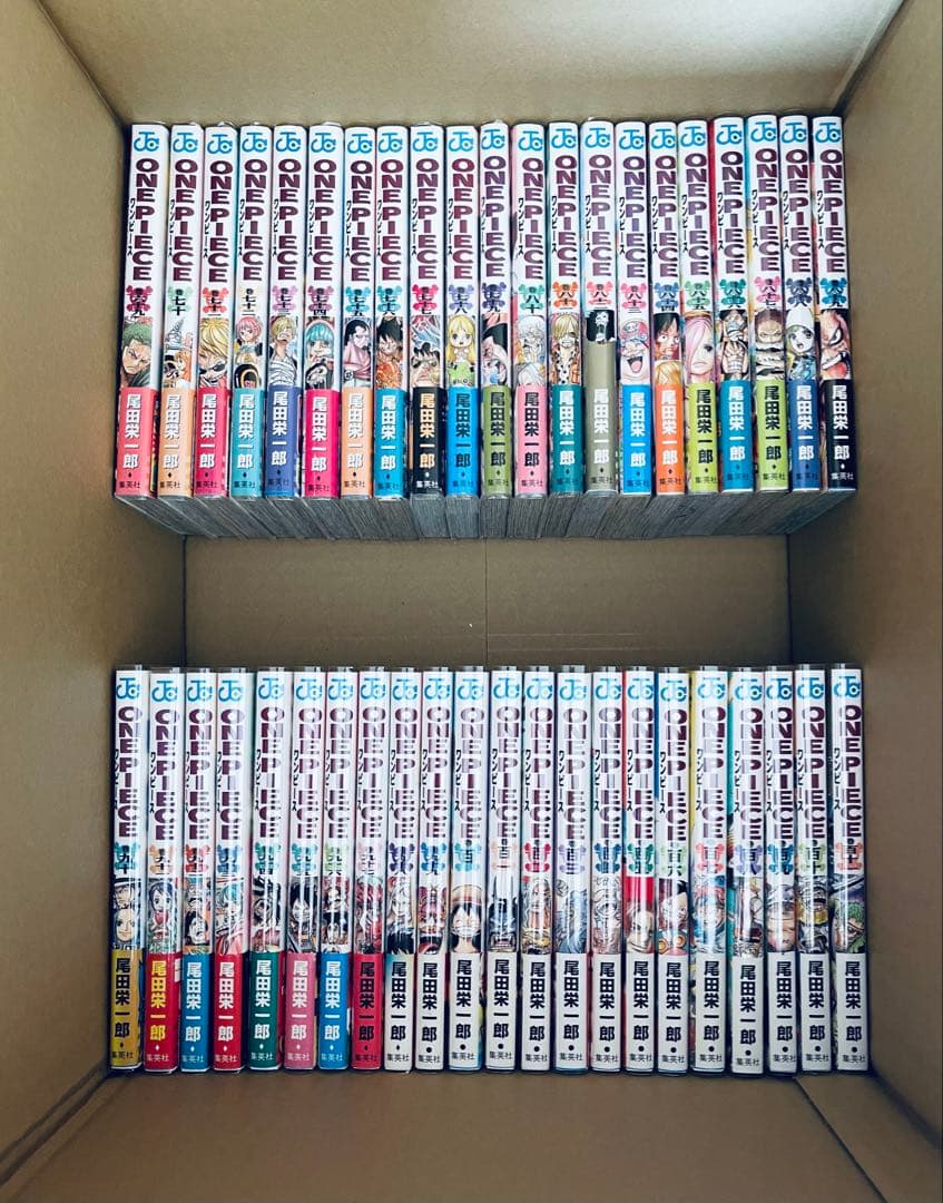 ワンピース　全巻初版本　帯☆チラシ全巻 + MEGAおまけ