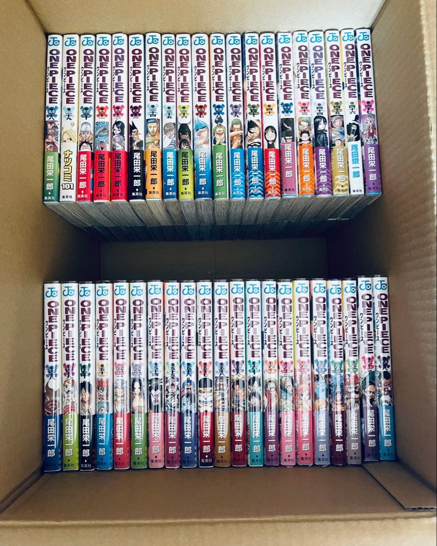 ワンピース　全巻初版本　帯☆チラシ全巻 + MEGAおまけ