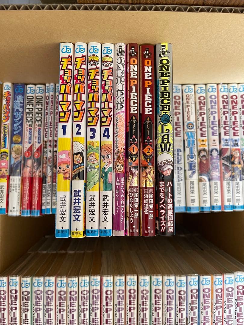 ワンピース　全巻初版本　帯☆チラシ全巻 + MEGAおまけ