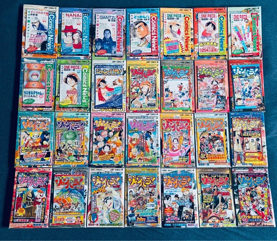 ワンピース　全巻初版本　帯☆チラシ全巻 + MEGAおまけ