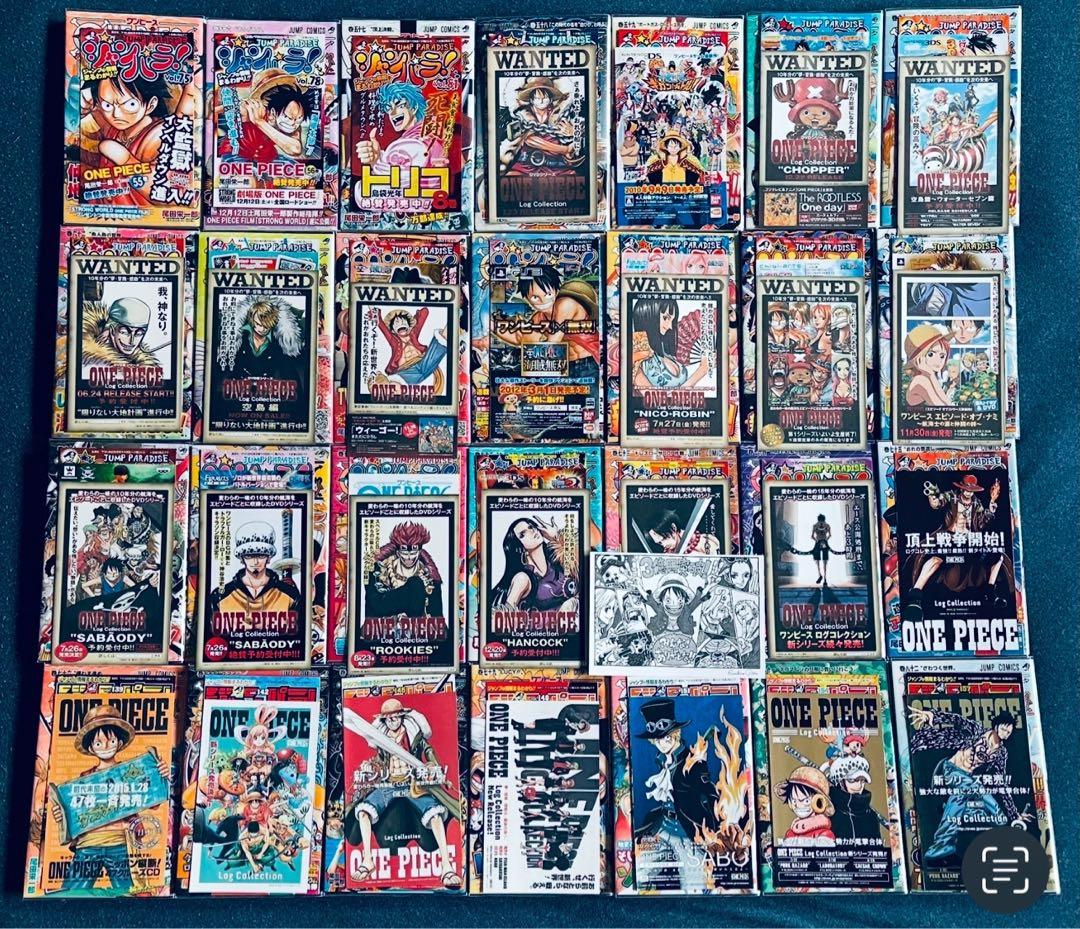 ワンピース　全巻初版本　帯☆チラシ全巻 + MEGAおまけ