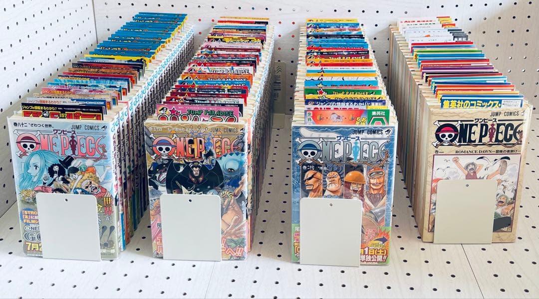 ワンピース　全巻初版本　帯☆チラシ全巻 + MEGAおまけ