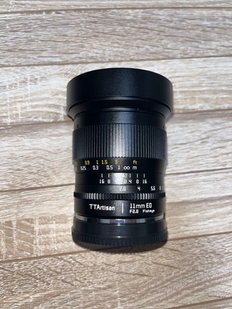 TTArtisan 11mm f/2.8 魚眼レンズ　ソニーEマウント