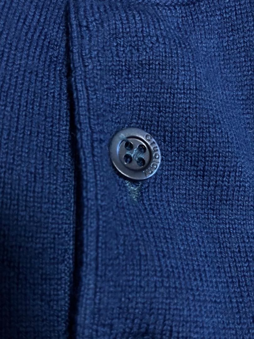 Cruciani（クルチアーニ）の長袖ニットポロシャツ　送料無料　46サイズ