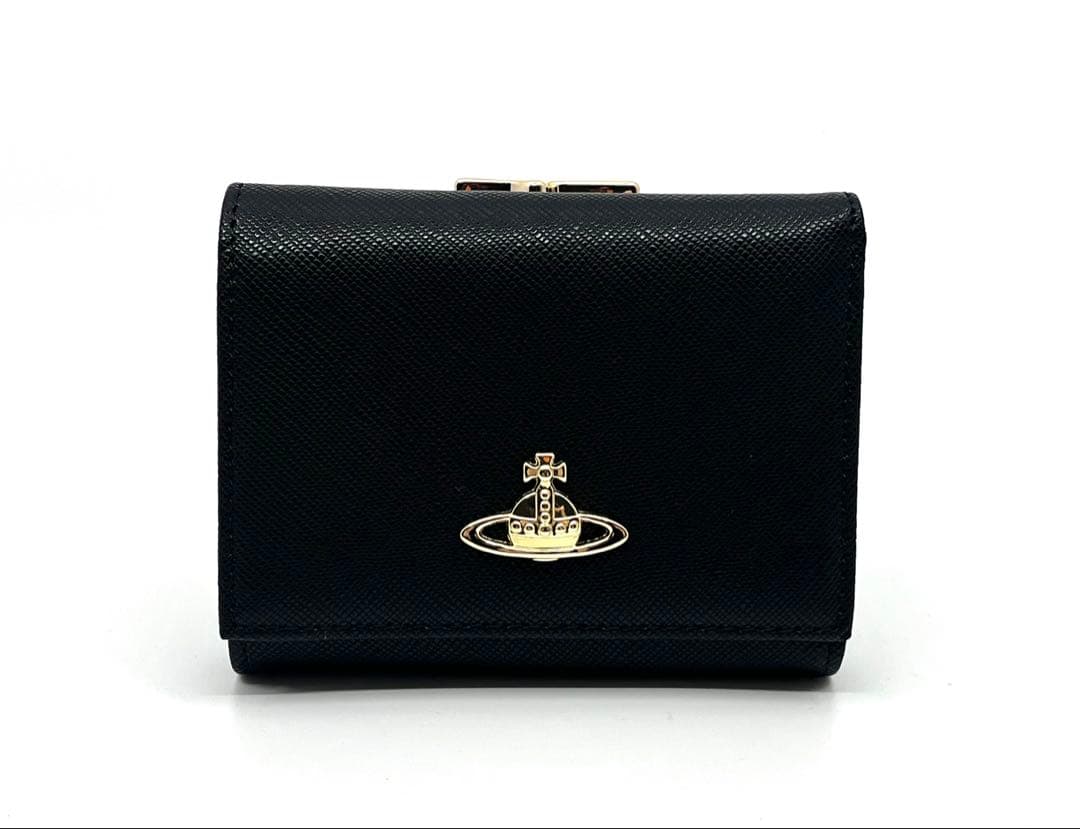 【新品・未使用】Vivienne Westwood 三つ折り財布 ブラック