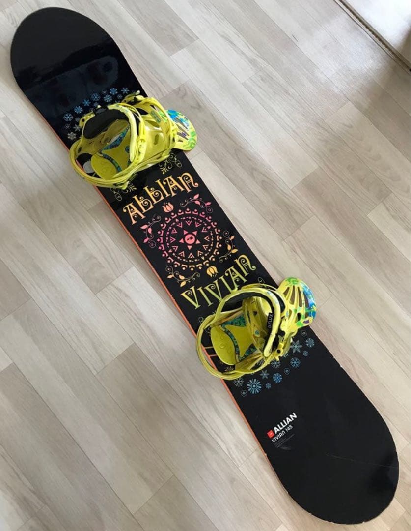 アライアンス スノーボード板 ビンディング、ケース付
