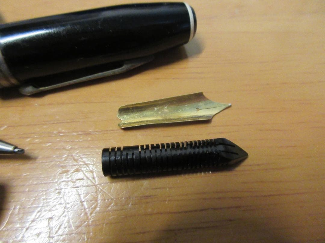 親子万年筆 レバーフィラー式 1.18mm規格 5号ニブ　大型