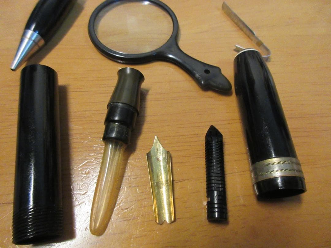 親子万年筆 レバーフィラー式 1.18mm規格 5号ニブ　大型