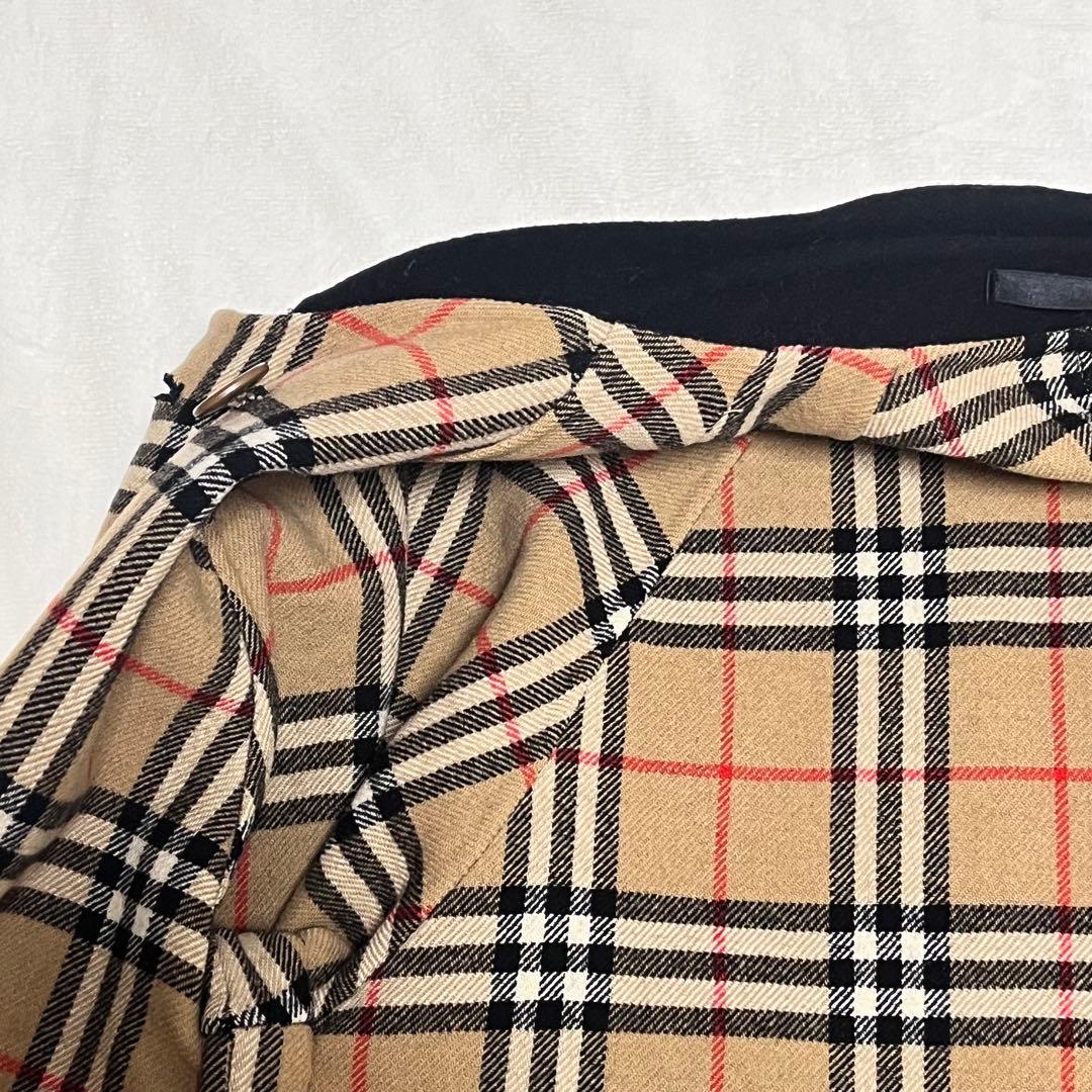 希少✨ バーバリーズ リバーコート カシミヤ混 ノバチェック 9 金ボタン 黒