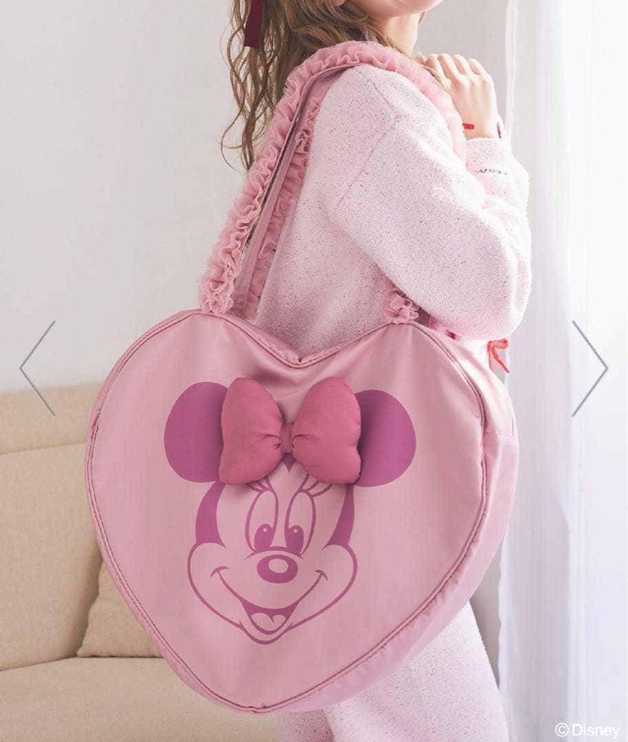 Areeam Disney ミニー ハートキャリーオンバッグ