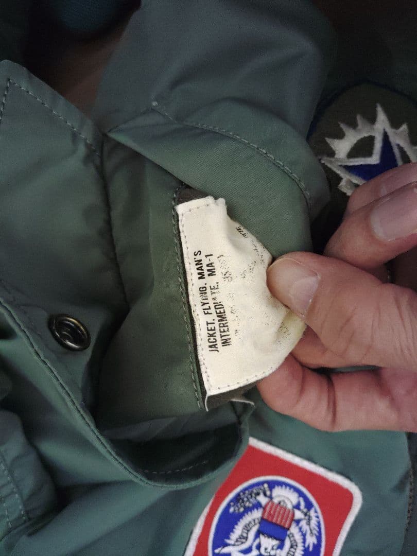 アビレックス MA-1 35周年記念 L〜XL相当 カスタムフライトジャケット