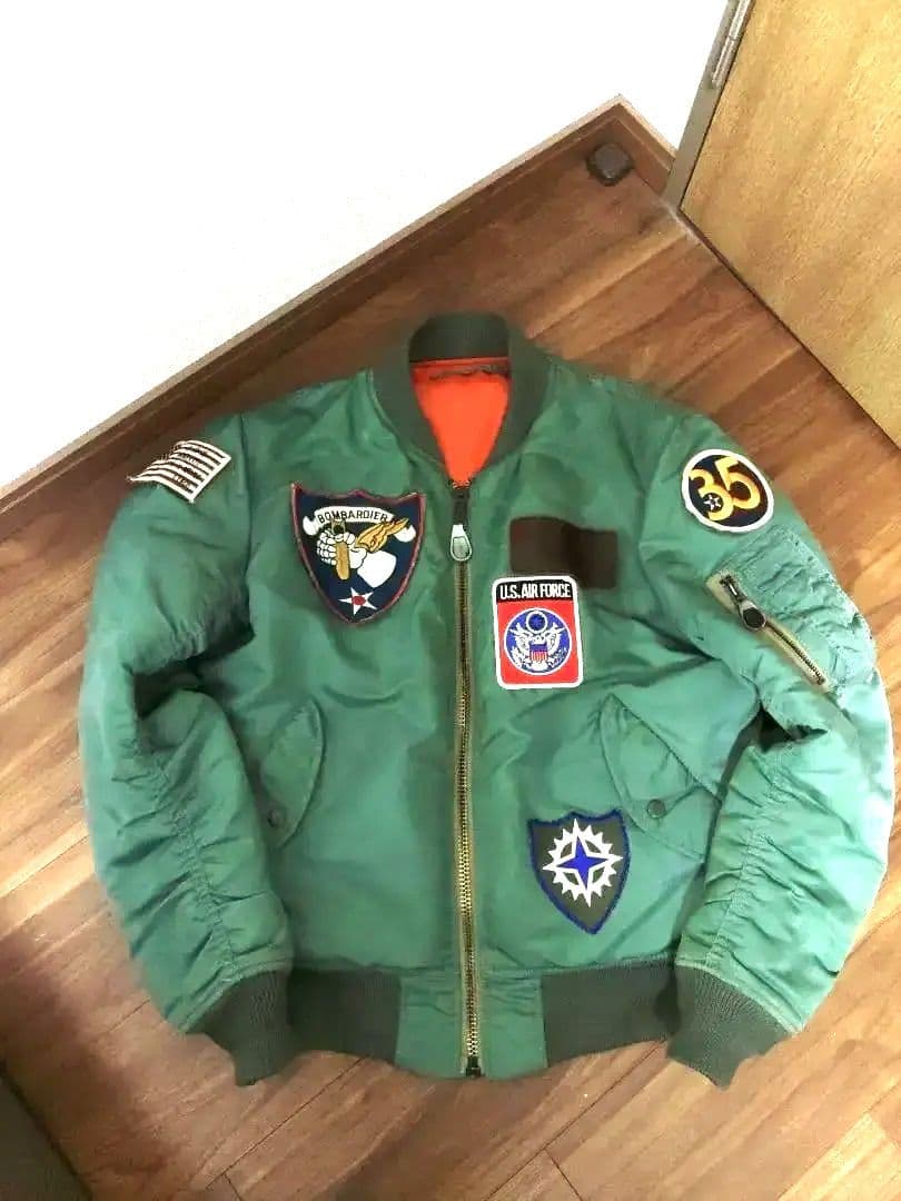 アビレックス MA-1 35周年記念 L〜XL相当 カスタムフライトジャケット