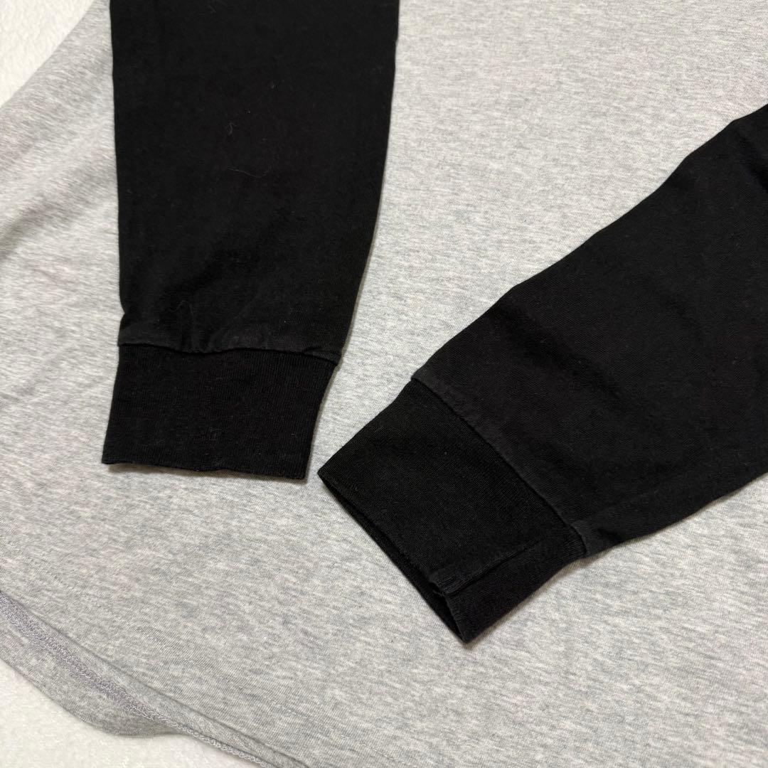 【stüssy】希少80s ラグランスリーブ　長袖カットソー　tシャツ　Lサイズ