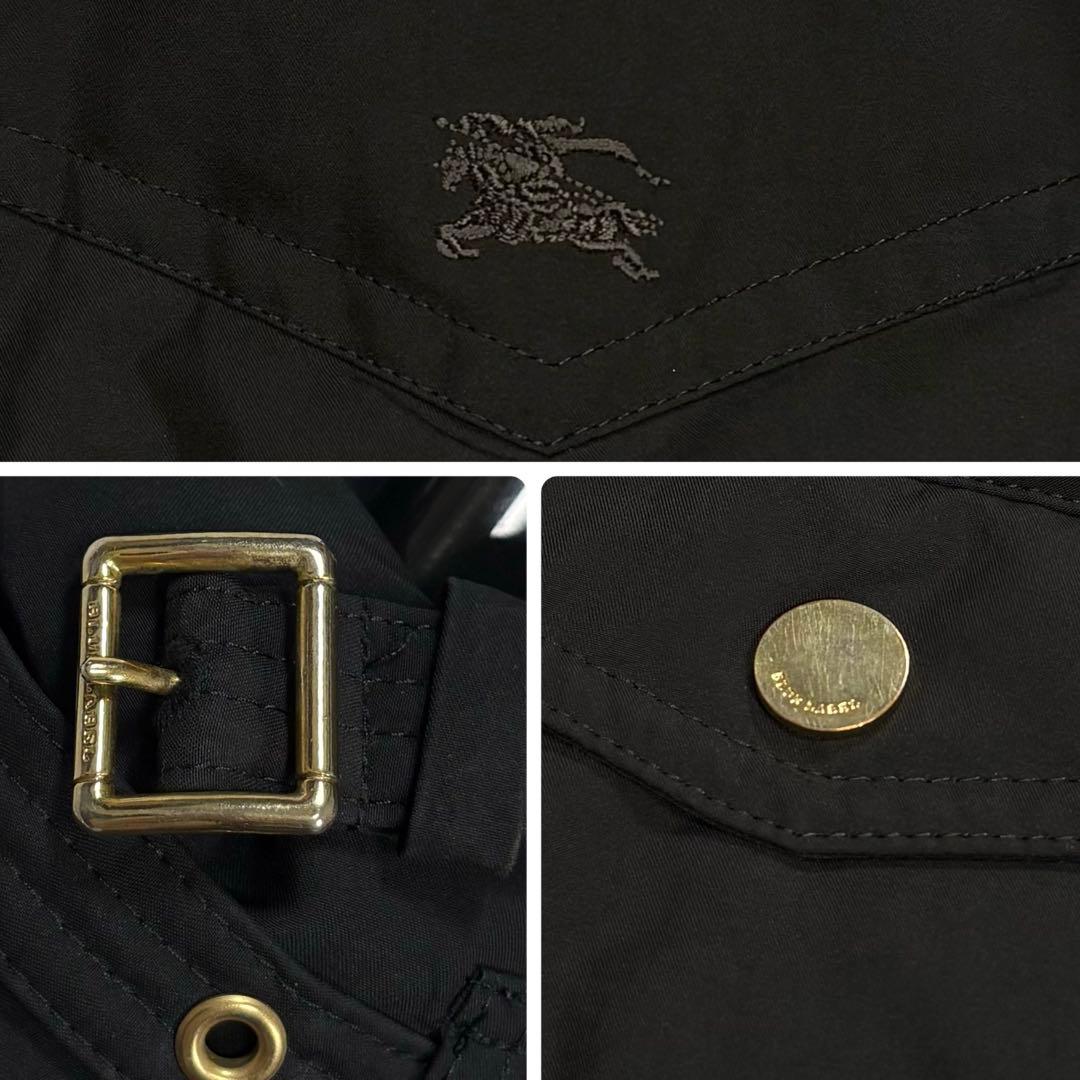 美品✨バーバリーブルーレーベル ダウンベスト 中綿 ノバチェック ホースロゴ刺繍