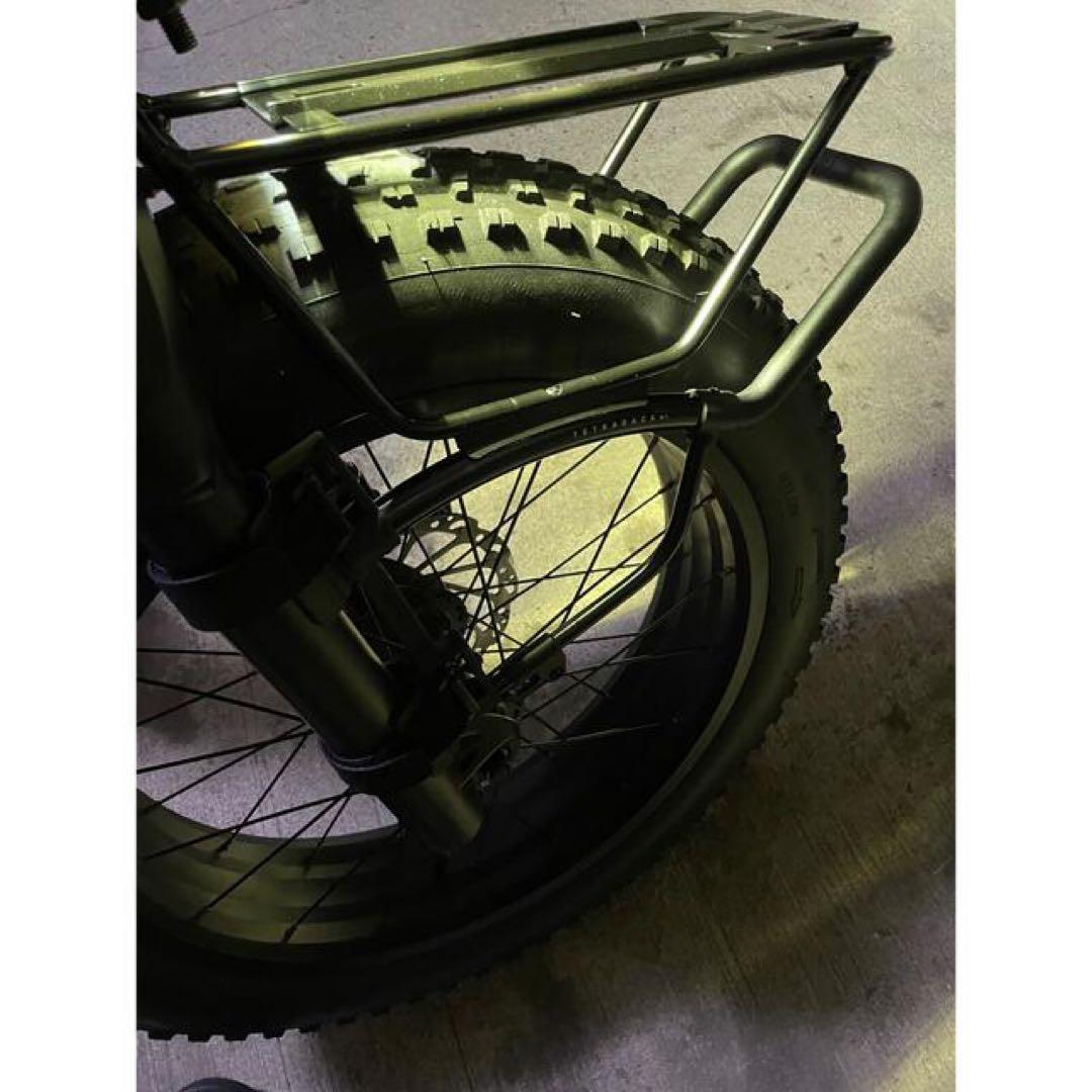 ファットタイヤ 電動アシスト自転車用　フロントキャリア【MATE X】