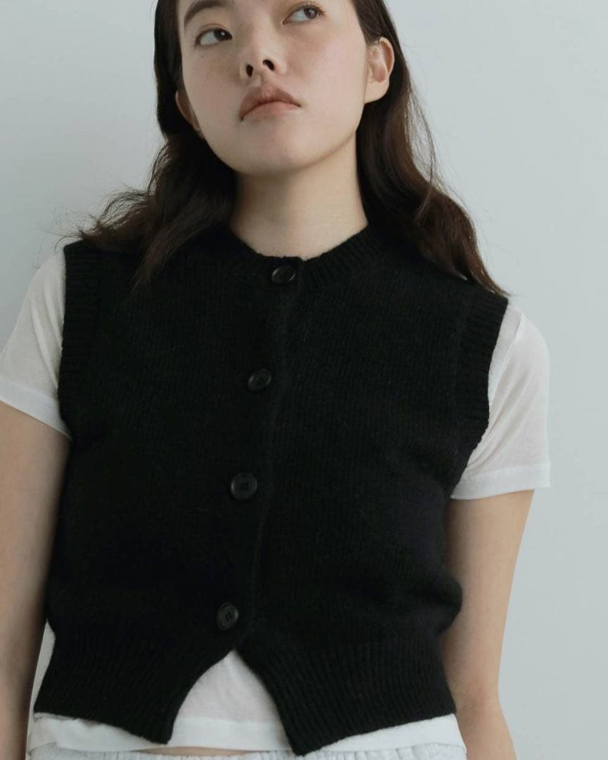 bocho　　ànuke アンヌークCrewneck BottonVest