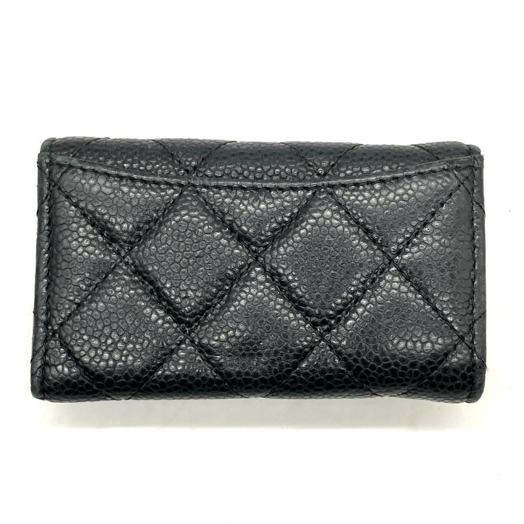 CHANEL ブラック キーケース キルティング