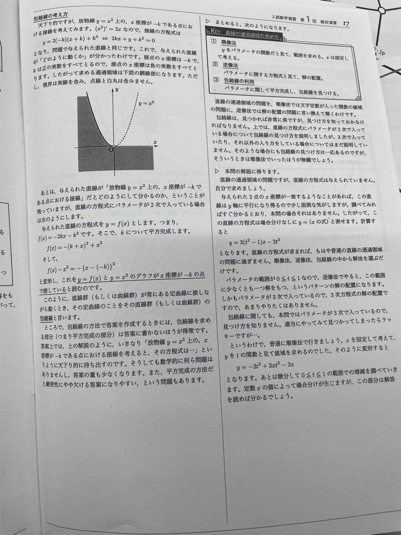 鉄緑会 高3数学 入試数学演習冊子 SAクラス