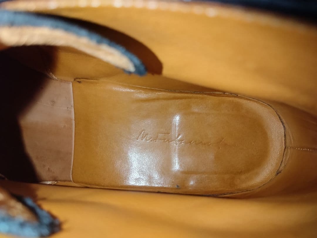 【値下げ不可】m.futamoto 黒桟革チャッカブーツ　zinryu