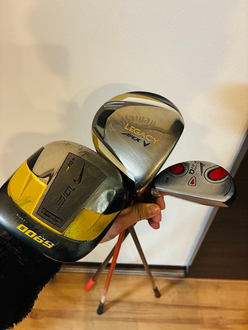 adidas アディダス　ブラック キャディバッグ