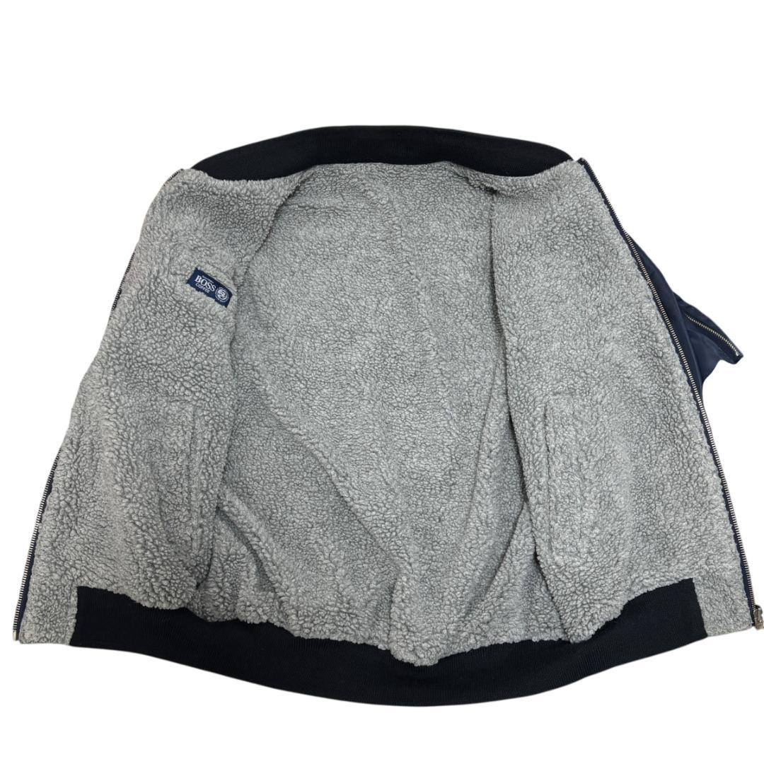 サントリーBOSSボスジャンMA-1 リバーシブル ボア フライトジャケット刺繍