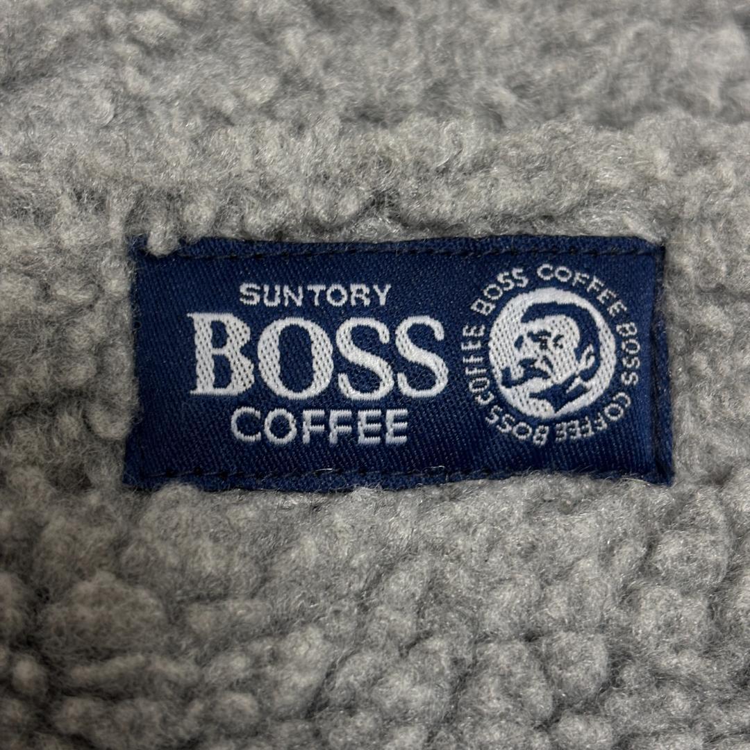 サントリーBOSSボスジャンMA-1 リバーシブル ボア フライトジャケット刺繍