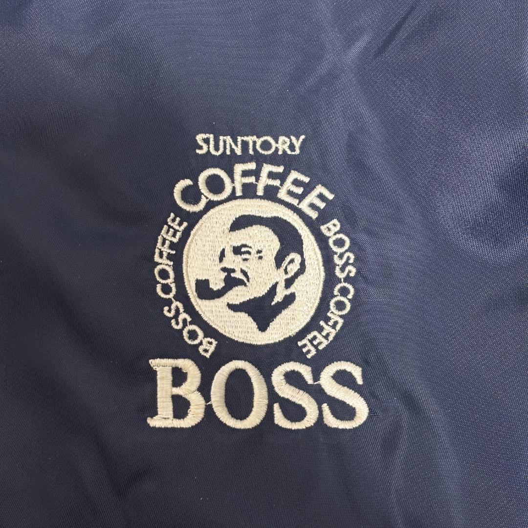 サントリーBOSSボスジャンMA-1 リバーシブル ボア フライトジャケット刺繍