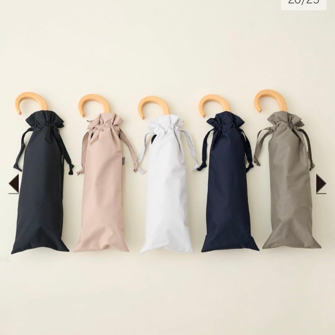 サンバリア 日傘 2段折フリル 木曲がり手元