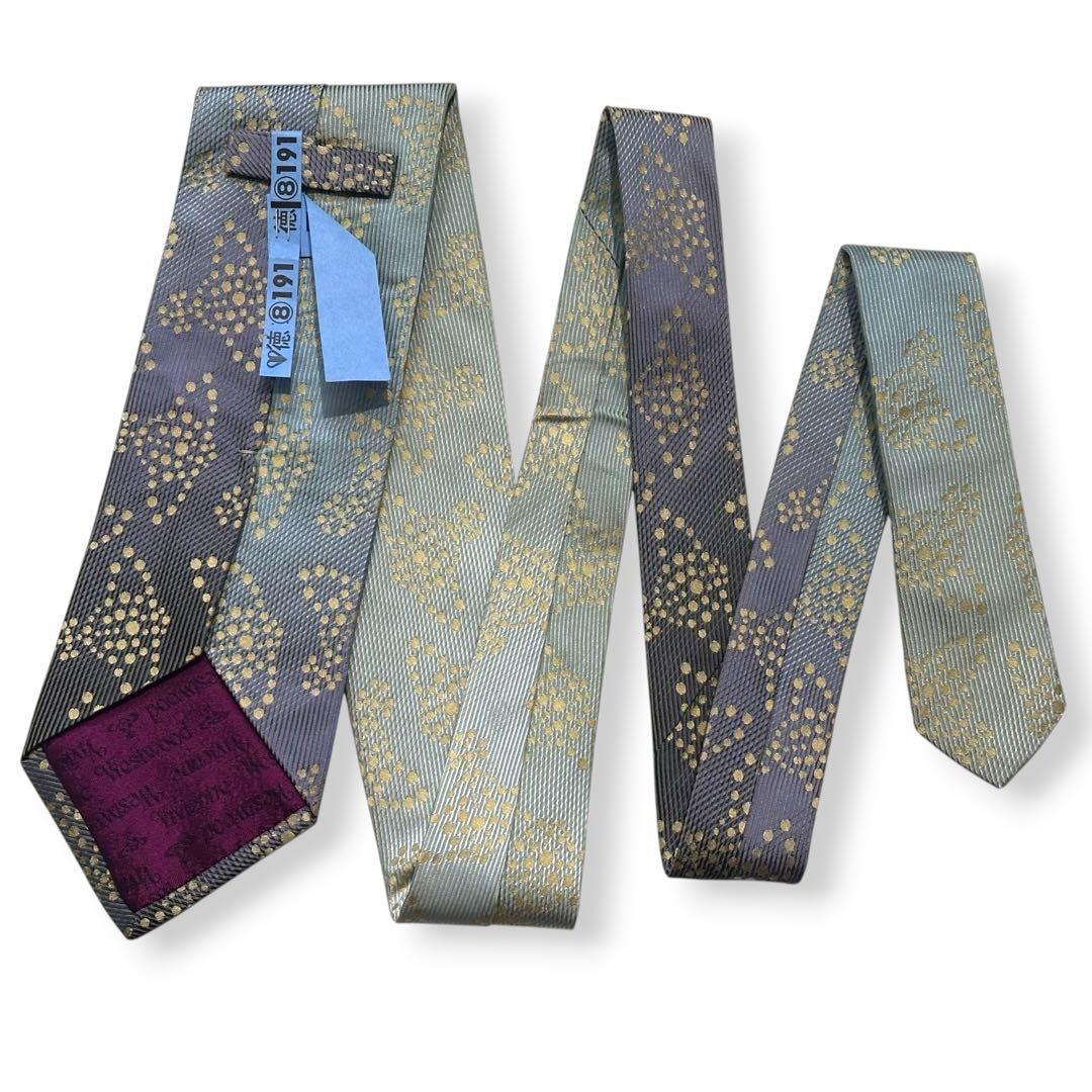 美品✨Vivienne Westwood ネクタイ　オーブ　光沢感　【E】